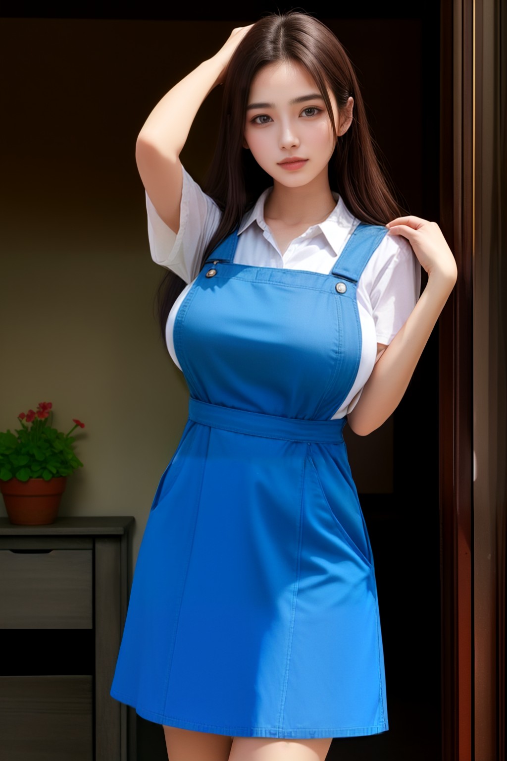 00017-1girl large breasts long hair blue pinafore scenery.jpg